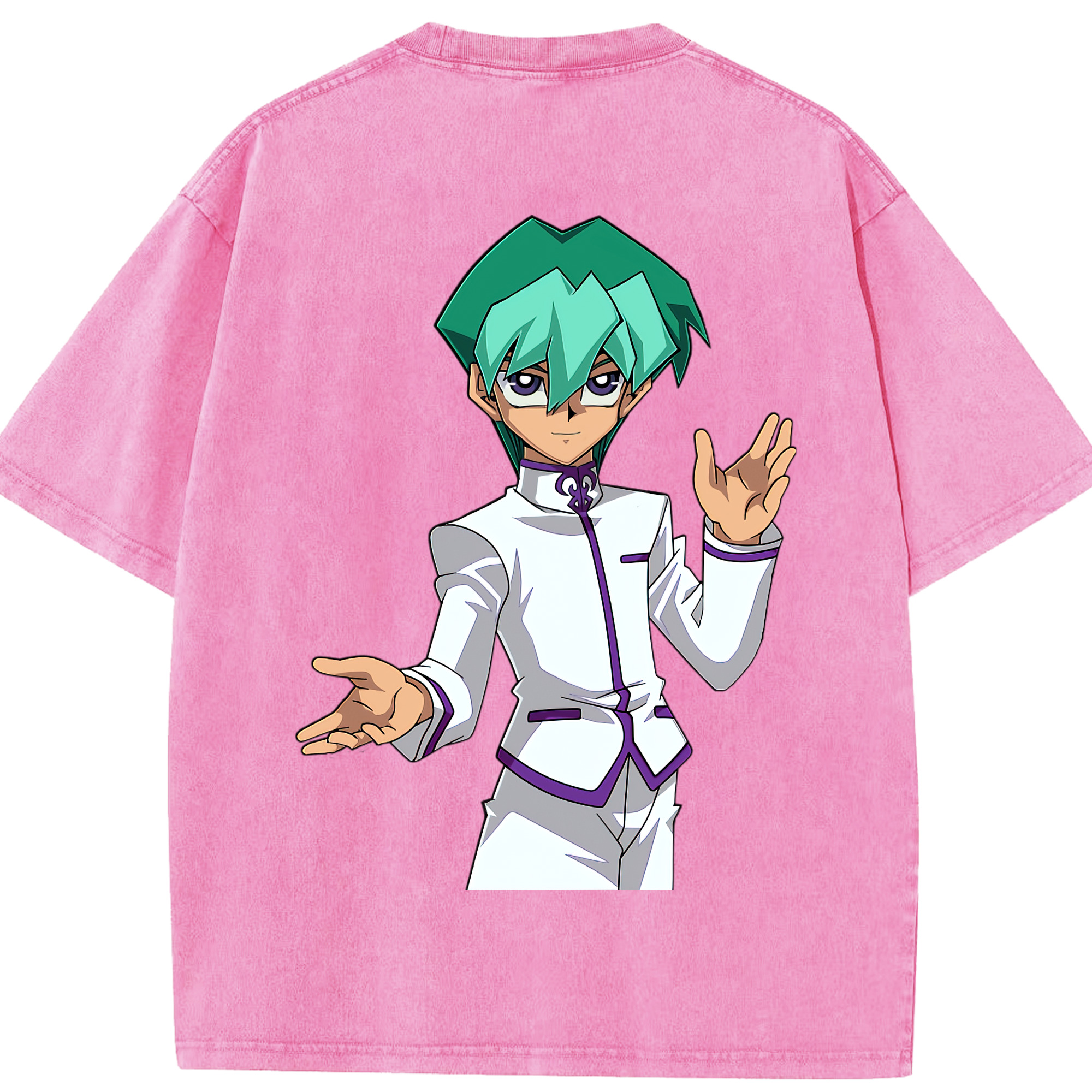 （画像用） 遊☆戯☆王 Yu-Gi-Oh! 綿100% ヴィンテージ風 半袖Tシャツ（背面プリント）